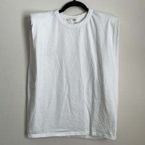 FRANKIE SHOP PADDED SHOULDER TANK